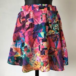 Fun 80’s Pattern Skirt Sz 2